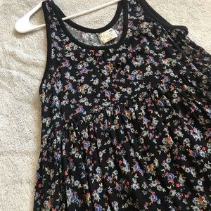 Floral flowy mini dress